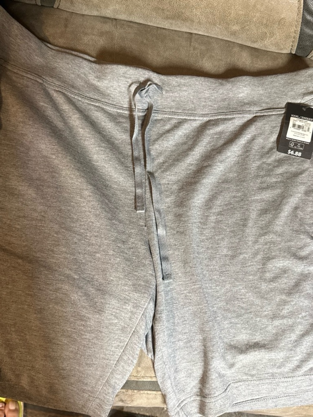 Athletic Works Gray Athletic Drawstring Shorts